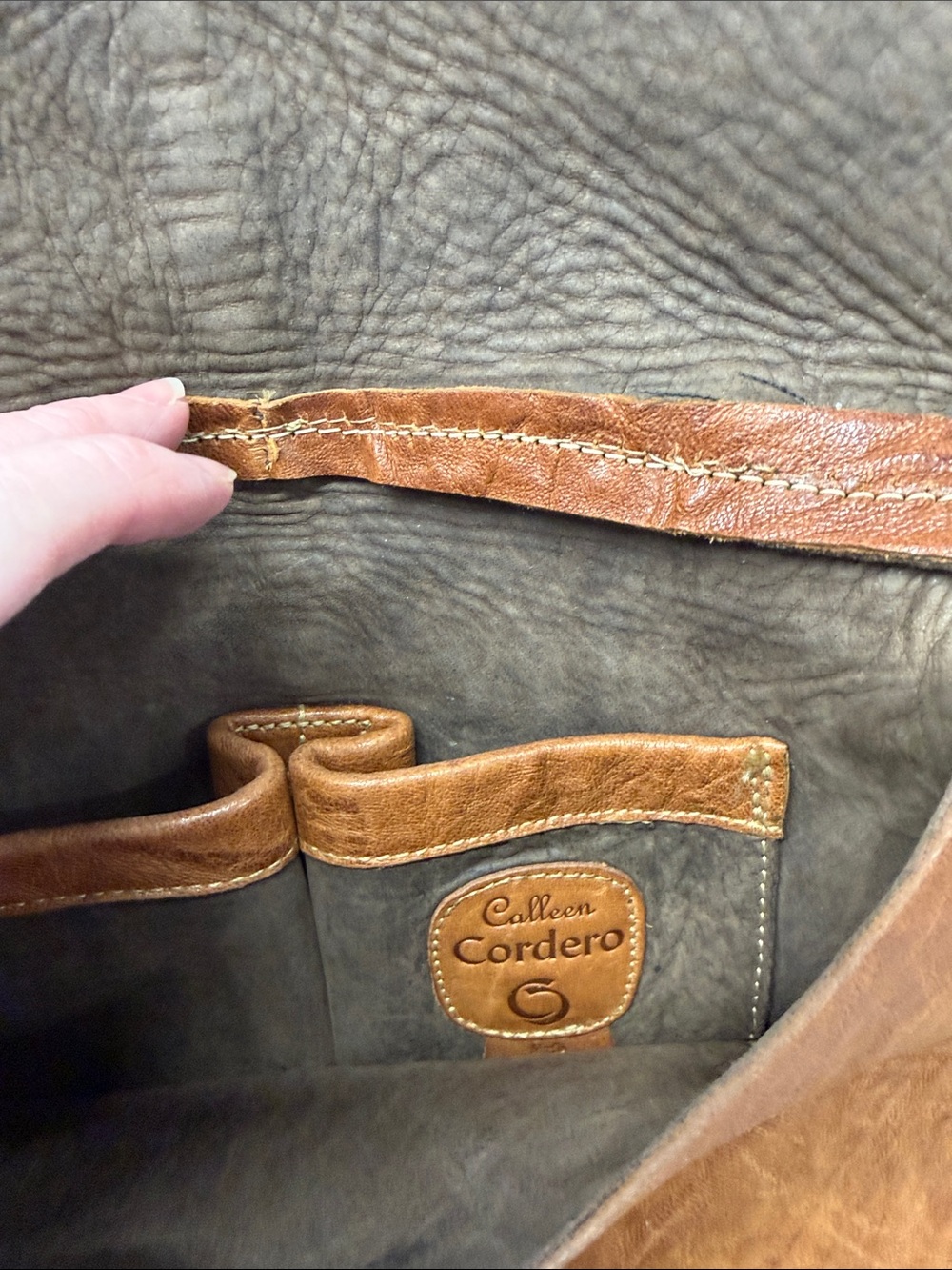 Calleen Cordero Leather shoulder bag - Picture 2 of 5